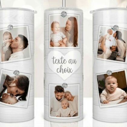 Tumbler Isotherme Personnalisable – 20 oz (591 ml)